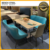 SMARTBED | Bench Stool - Blue Fabric